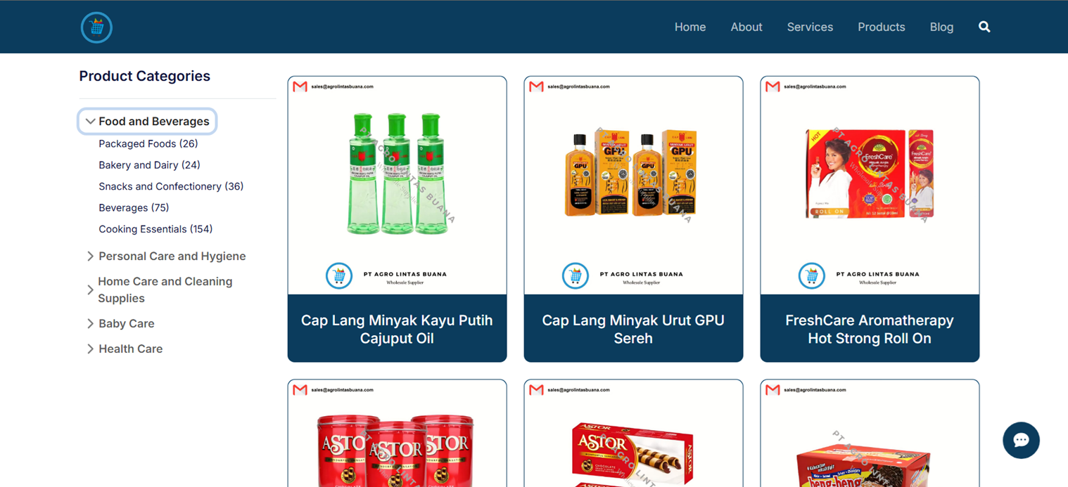 Halaman Produk