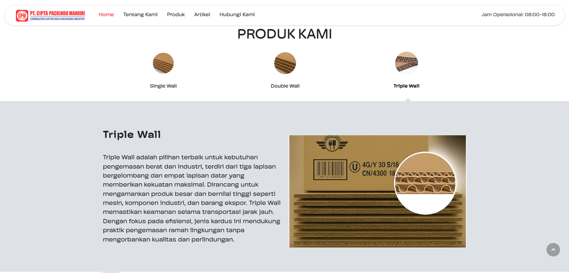 Halaman Produk